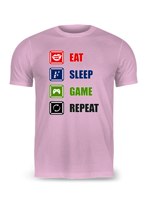 Eat Sleep Game Repeat T-Shirt - Image 13
