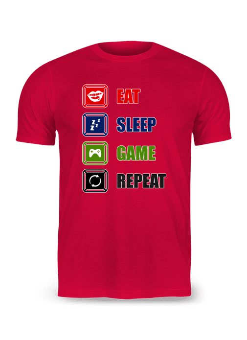 Eat Sleep Game Repeat T-Shirt