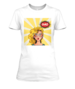 Cream Retro Vintage Lady Wow! T-Shirt