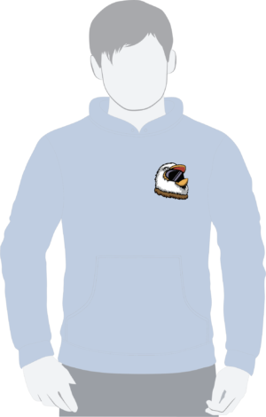 I'm A Bird Sky Blue Hoodie