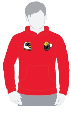 The Bird & The Bee Fire Red Hoodie